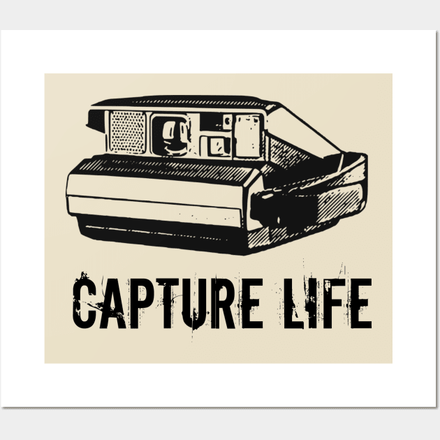 Capture Life With This Old Style Instant Camera Wall Art by CreativeLimes